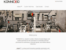 Tablet Screenshot of konnexio.com